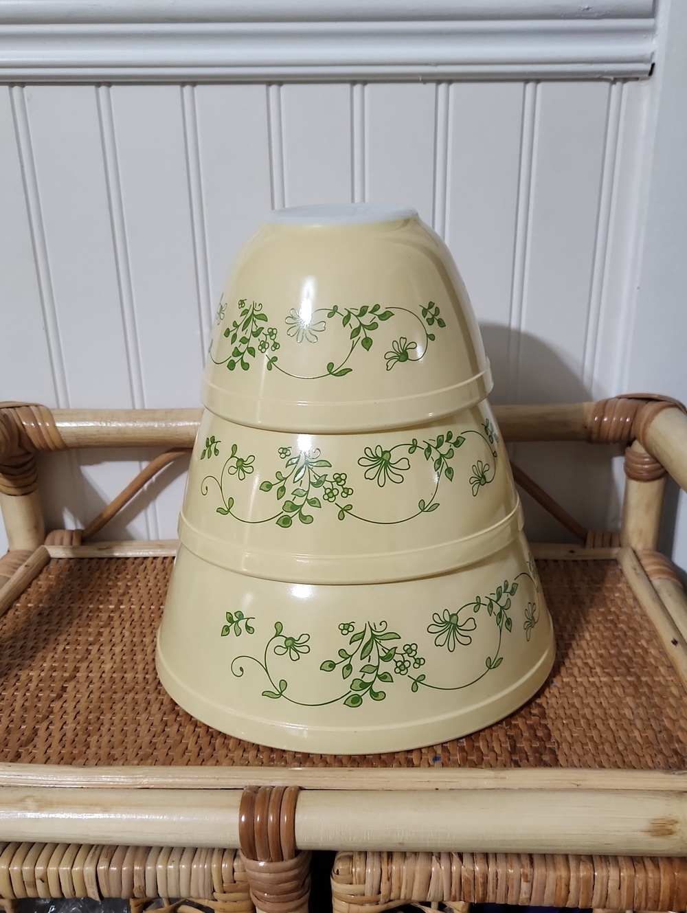 3 Piece PYREX 1981 Shenandoah pattern set